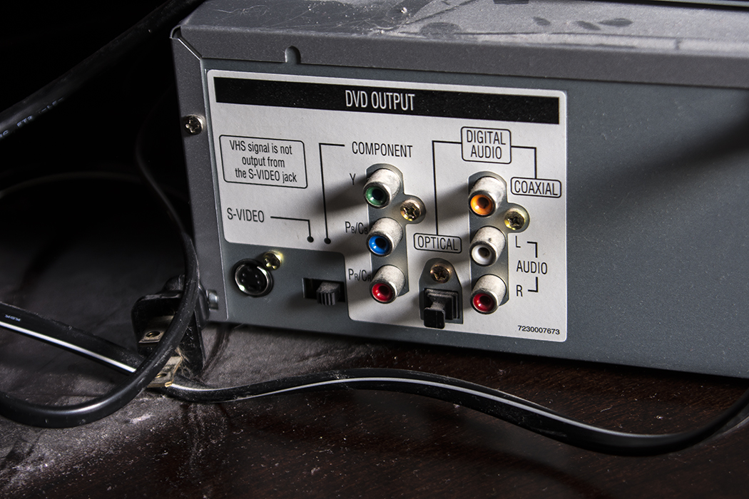 Panasonic Blu-ray and Broksonic DVD/VCR Player