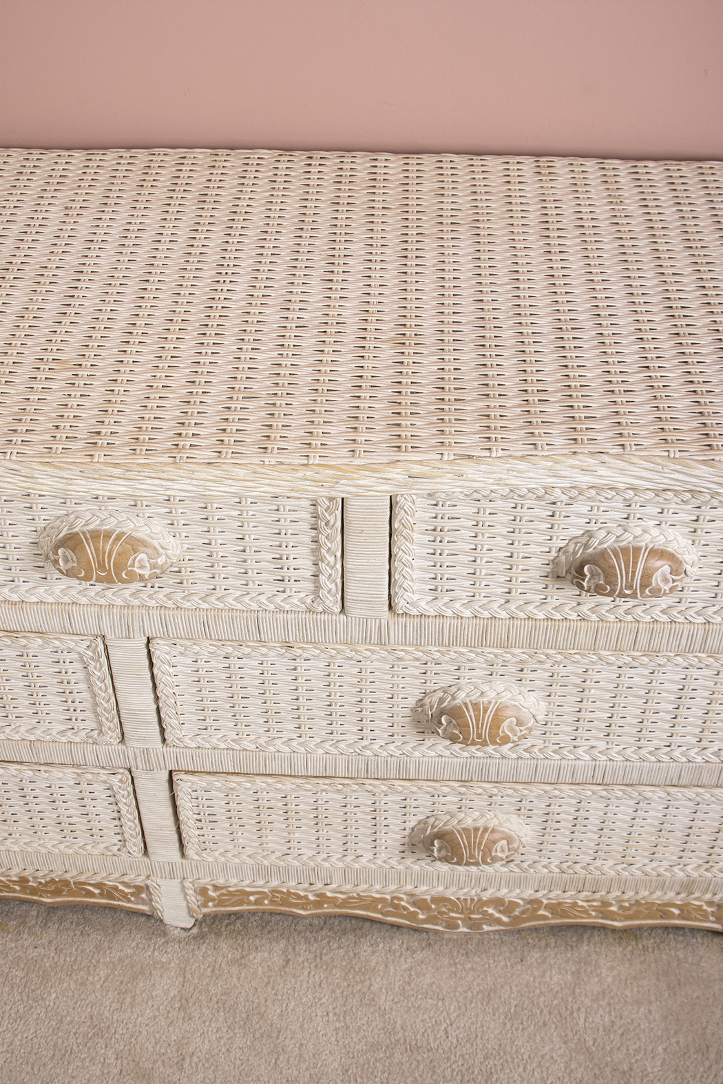 Pier 1 Imports Jamaica Collection Wicker Chest of Drawers