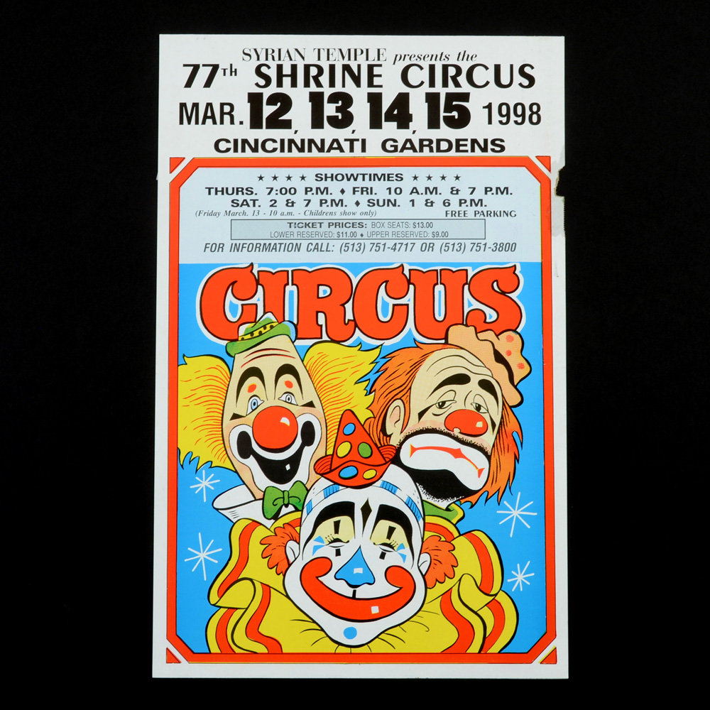 77th Shrine Circus Poster