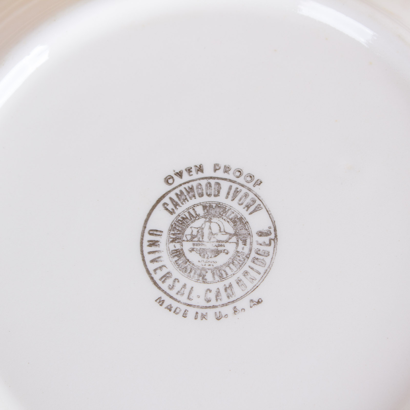 Collection of Universal Cambridge "Cattails" Pattern Dinnerware