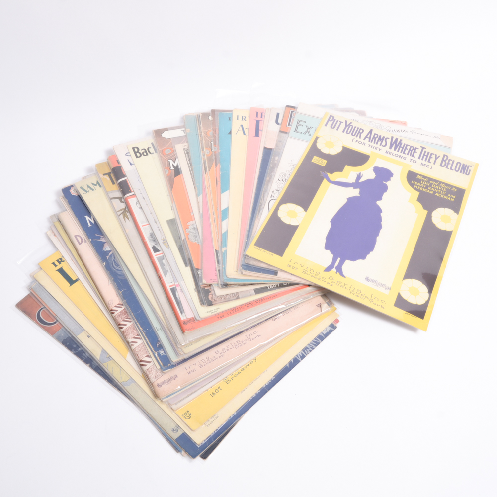 Vintage Irving Berlin Sheet Music