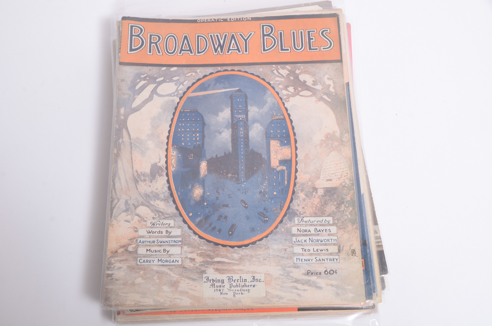 Vintage Irving Berlin Sheet Music