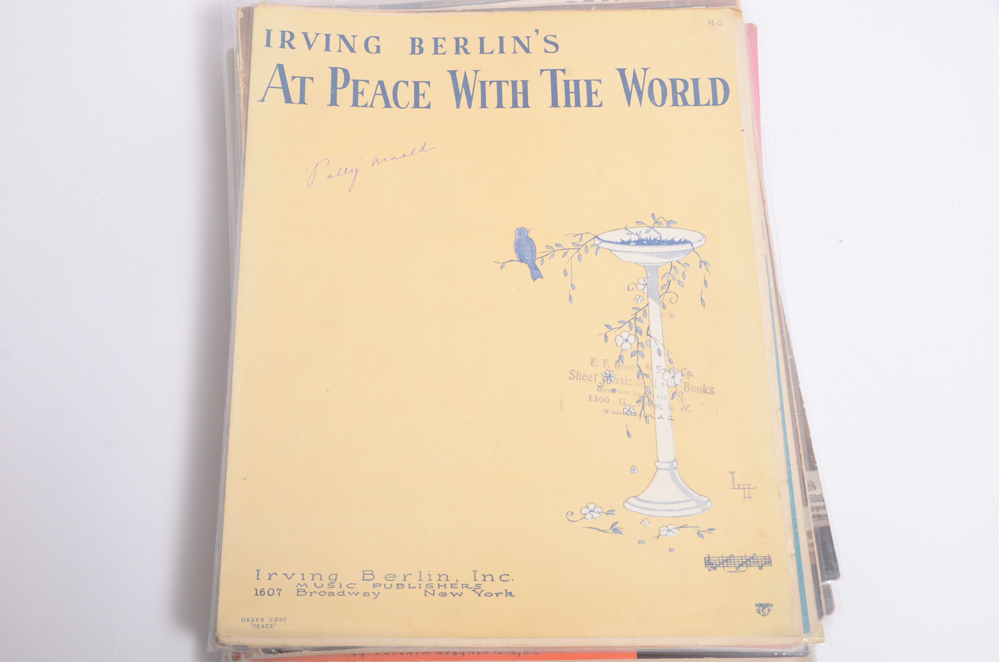 Vintage Irving Berlin Sheet Music