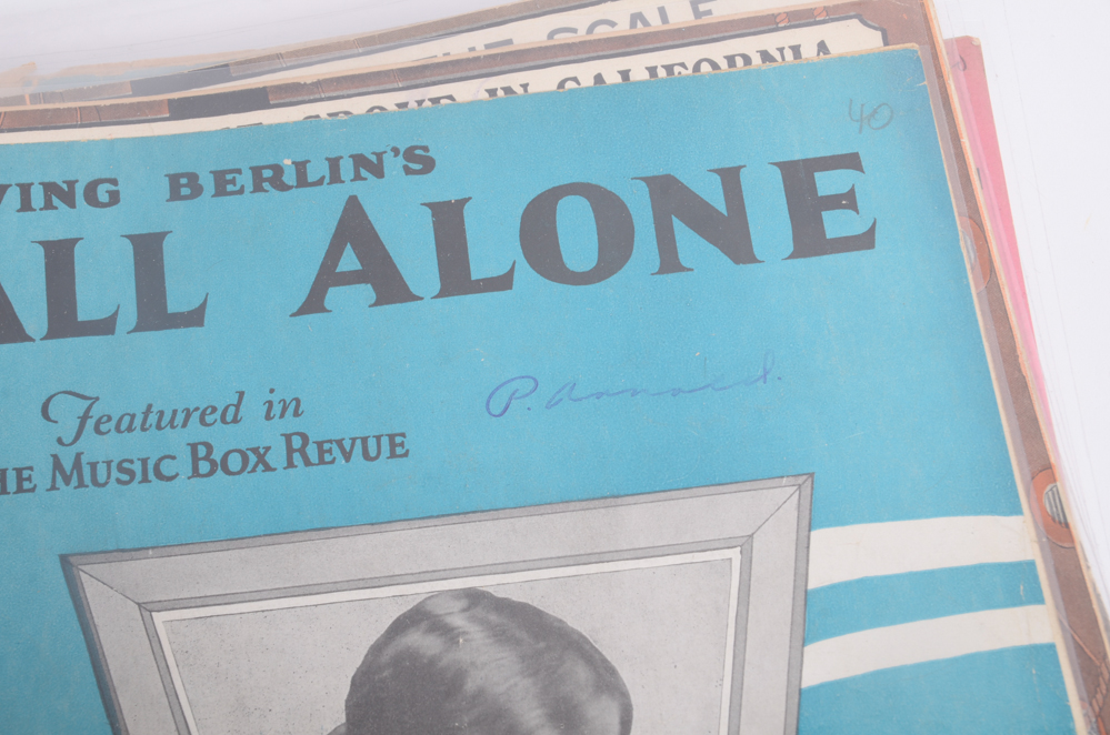 Vintage Irving Berlin Sheet Music