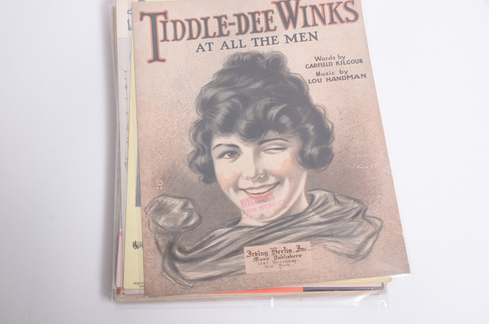 Vintage Irving Berlin Sheet Music