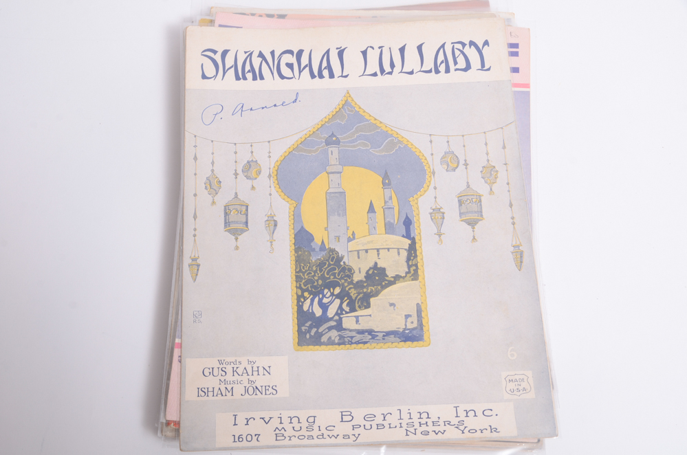 Vintage Irving Berlin Sheet Music