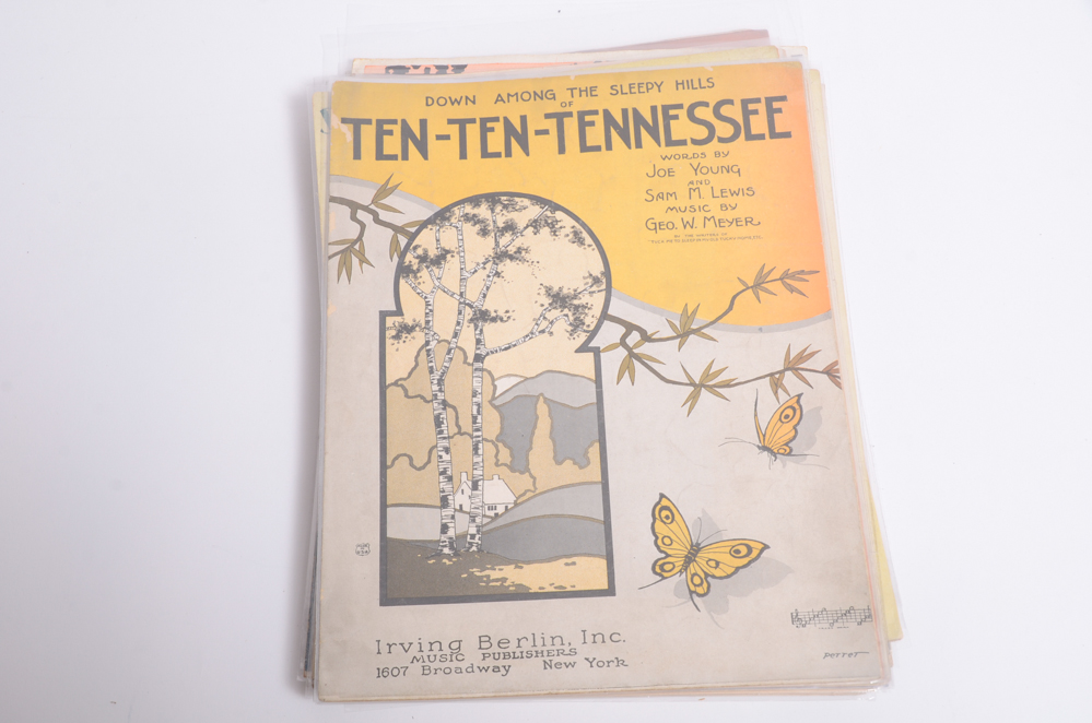 Vintage Irving Berlin Sheet Music