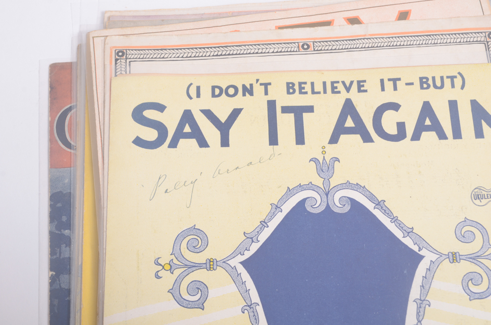 Vintage Irving Berlin Sheet Music