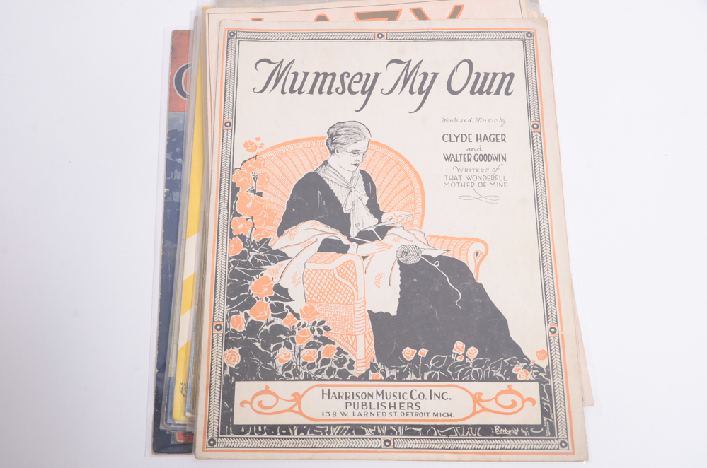 Vintage Irving Berlin Sheet Music