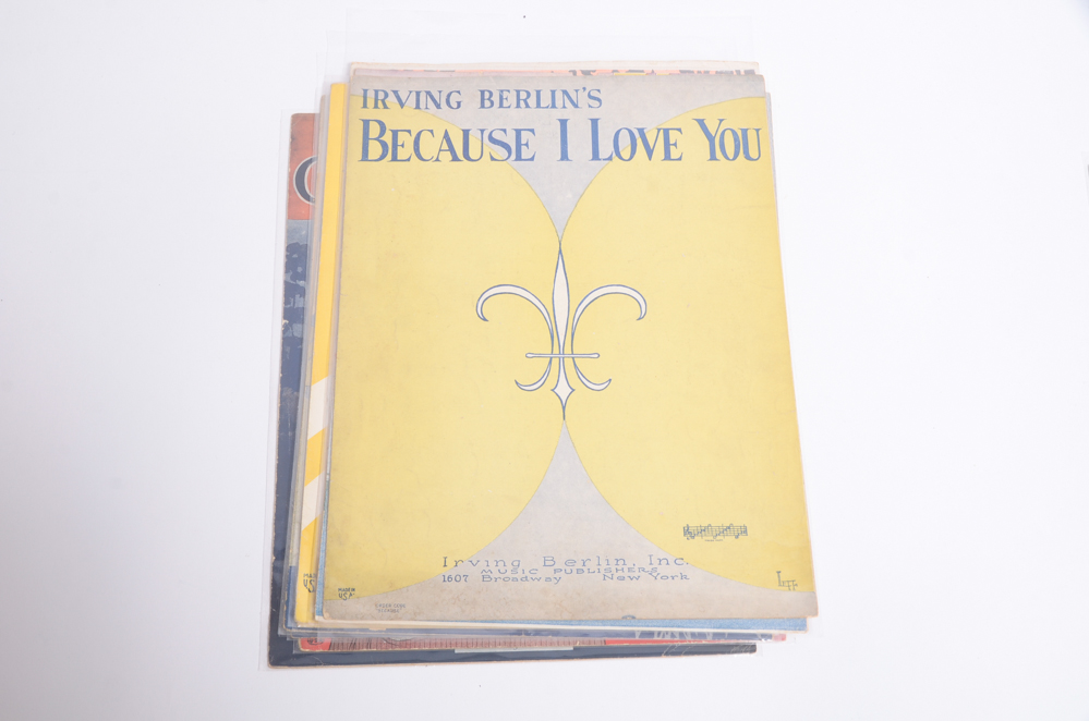 Vintage Irving Berlin Sheet Music