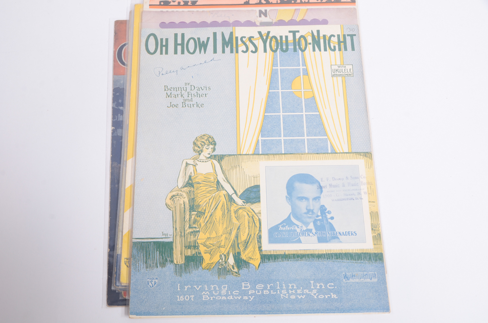 Vintage Irving Berlin Sheet Music