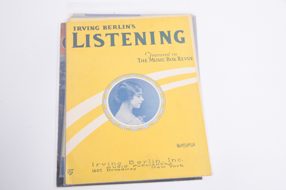 Vintage Irving Berlin Sheet Music