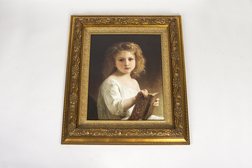 Reproduction "The Storybook" After William A. Bouguereau