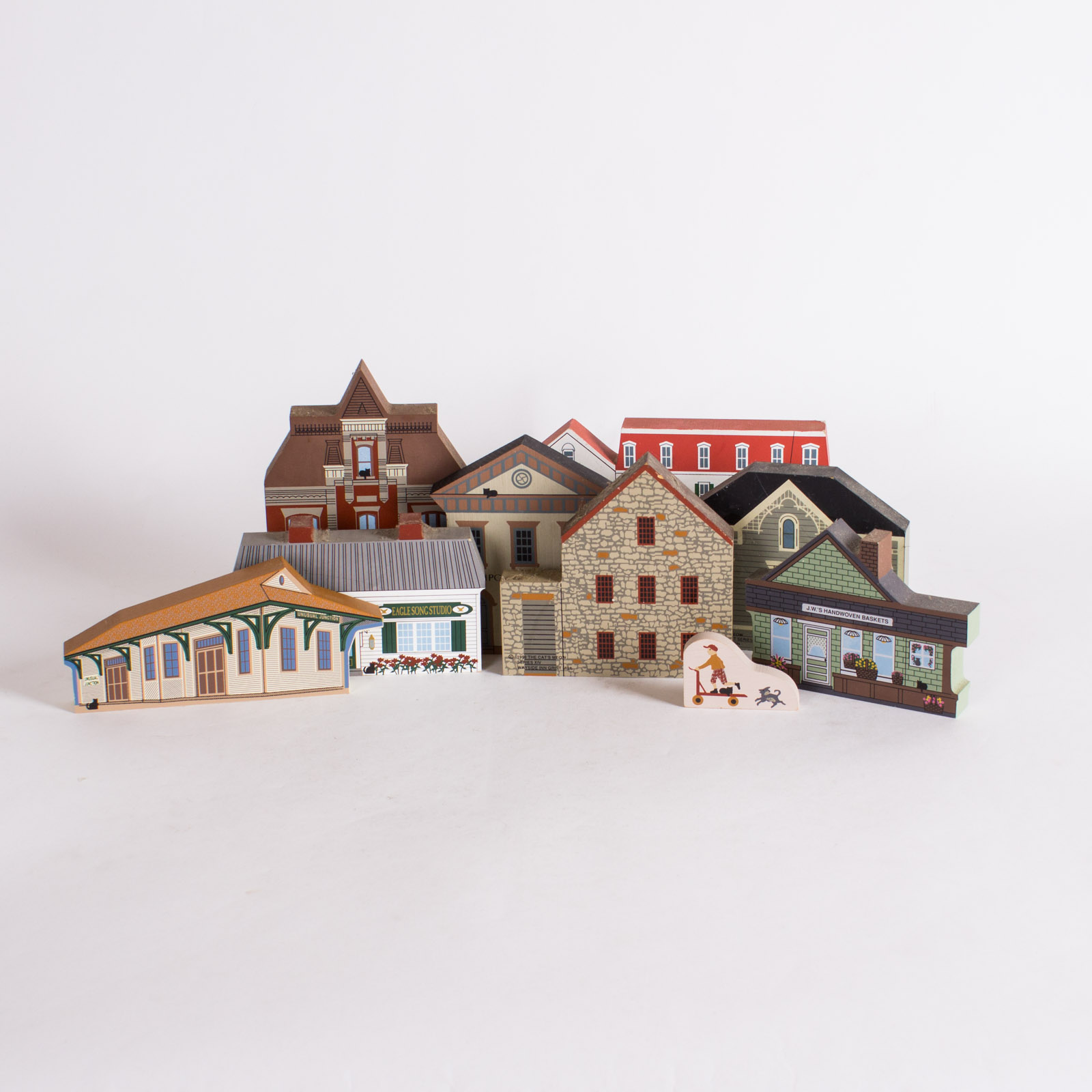 The Cat's Meow Woodblock Village Collection