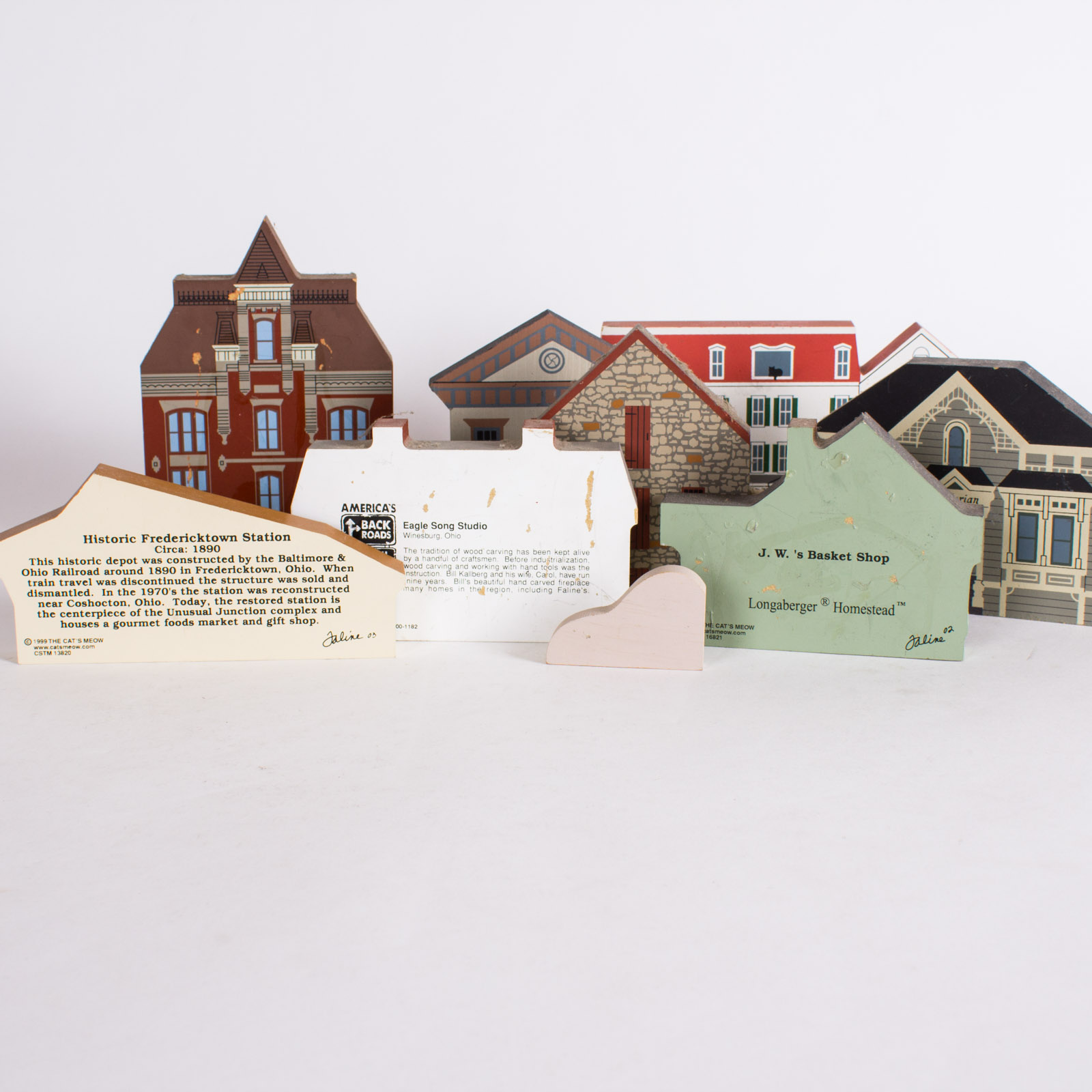 The Cat's Meow Woodblock Village Collection
