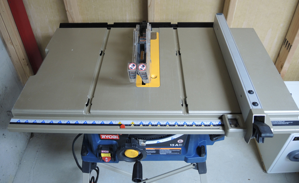 Ryobi 10" Portable Table Saw with Stand