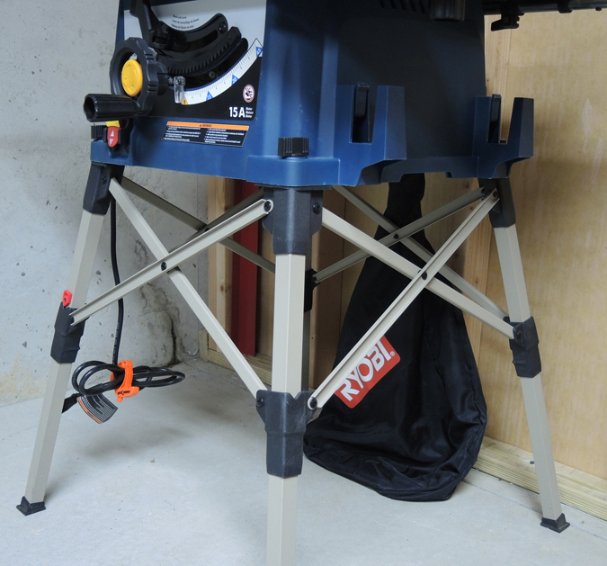Ryobi 10" Portable Table Saw with Stand