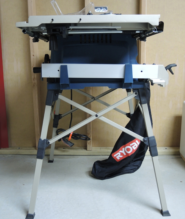 Ryobi 10" Portable Table Saw with Stand