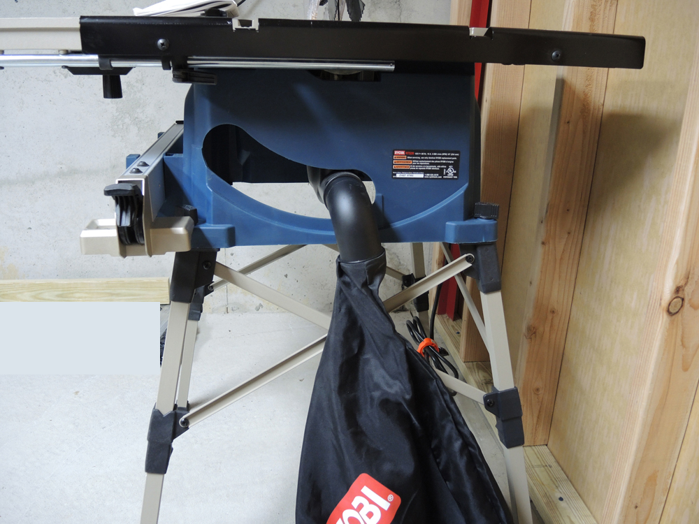 Ryobi 10" Portable Table Saw with Stand
