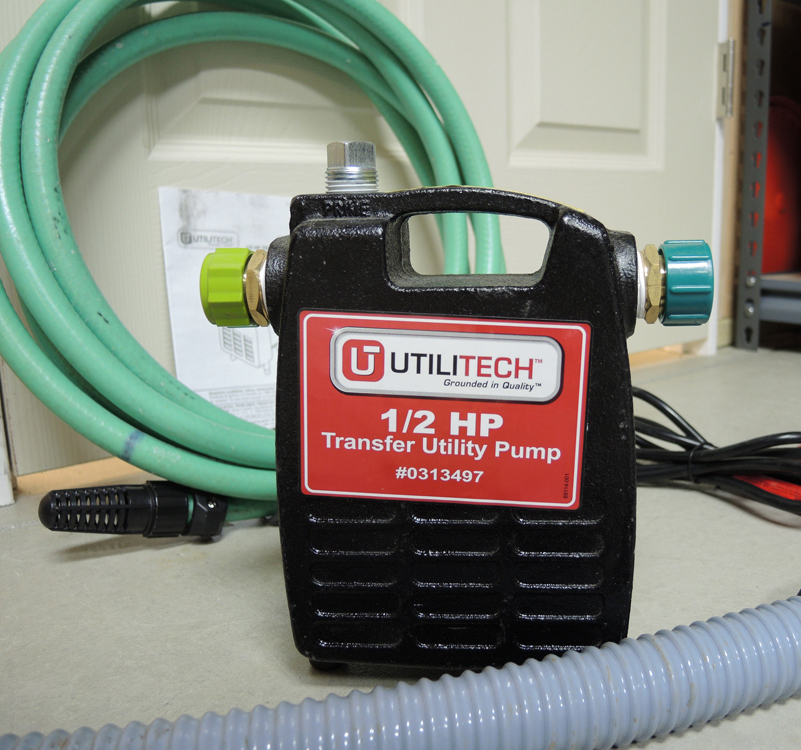 Utilitech 1/2 HP Utility Transfer Pump and Hand Pump