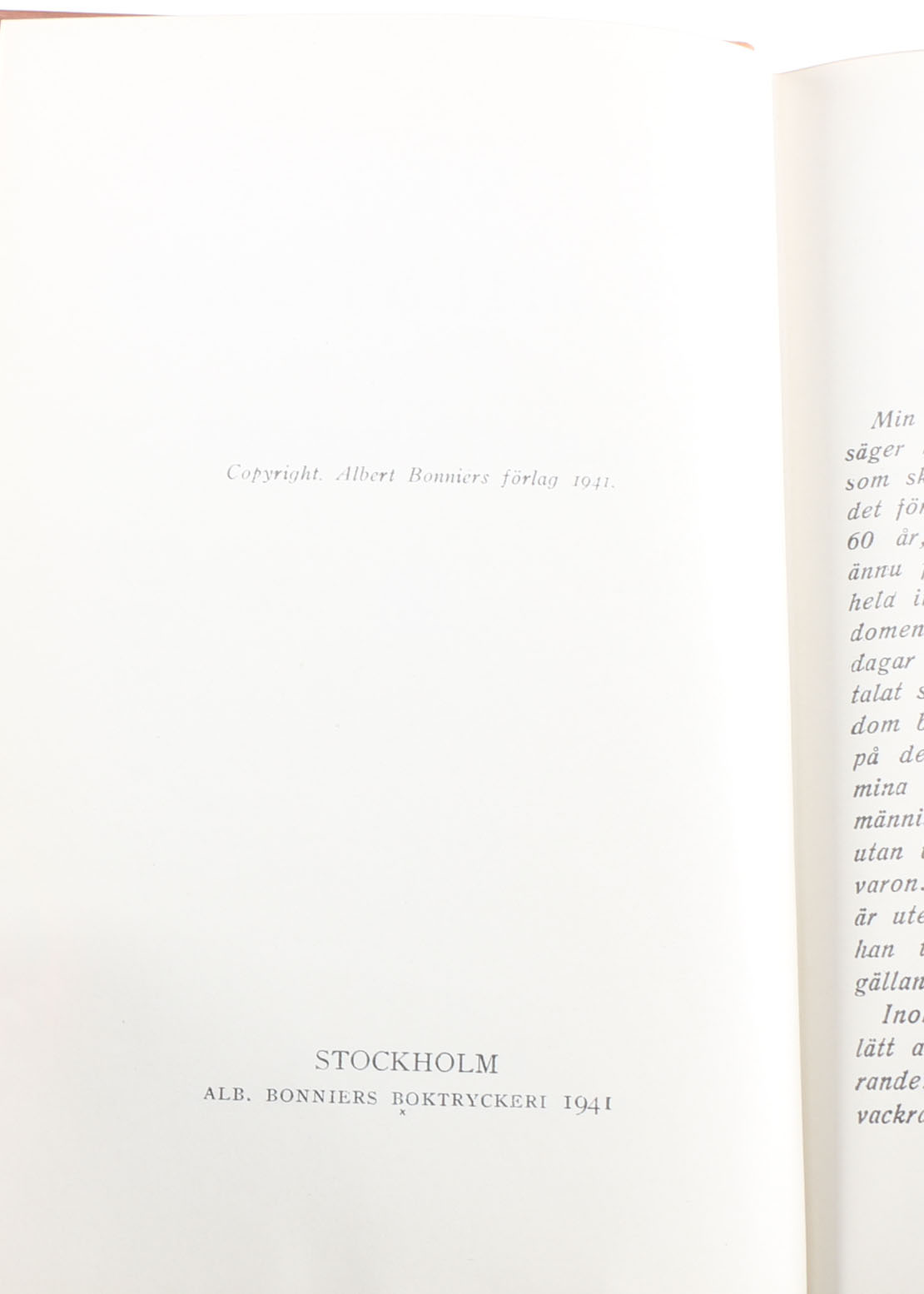 Vintage Swedish and German Books