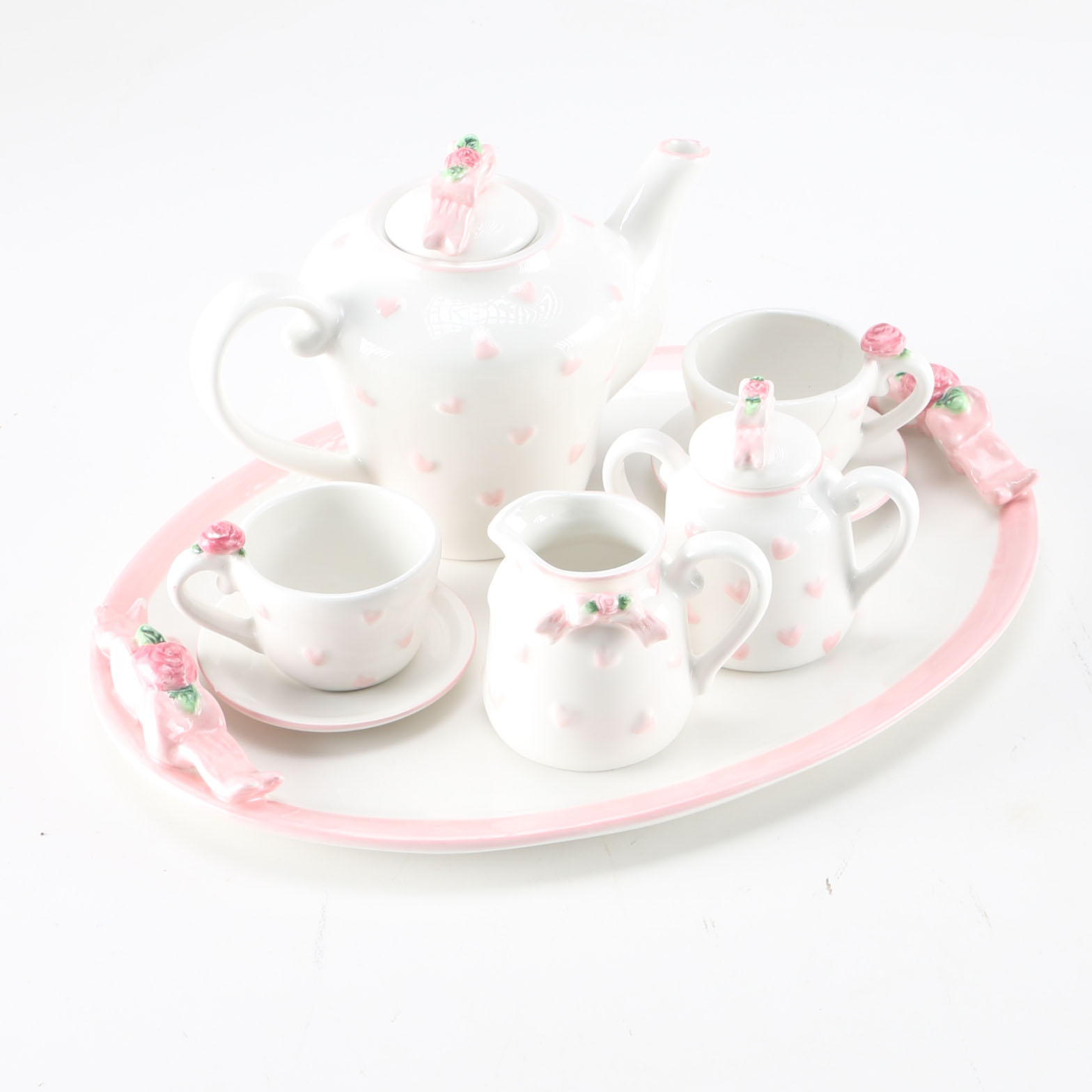 "Bella Casa" by Ganz Miniature Tea Set