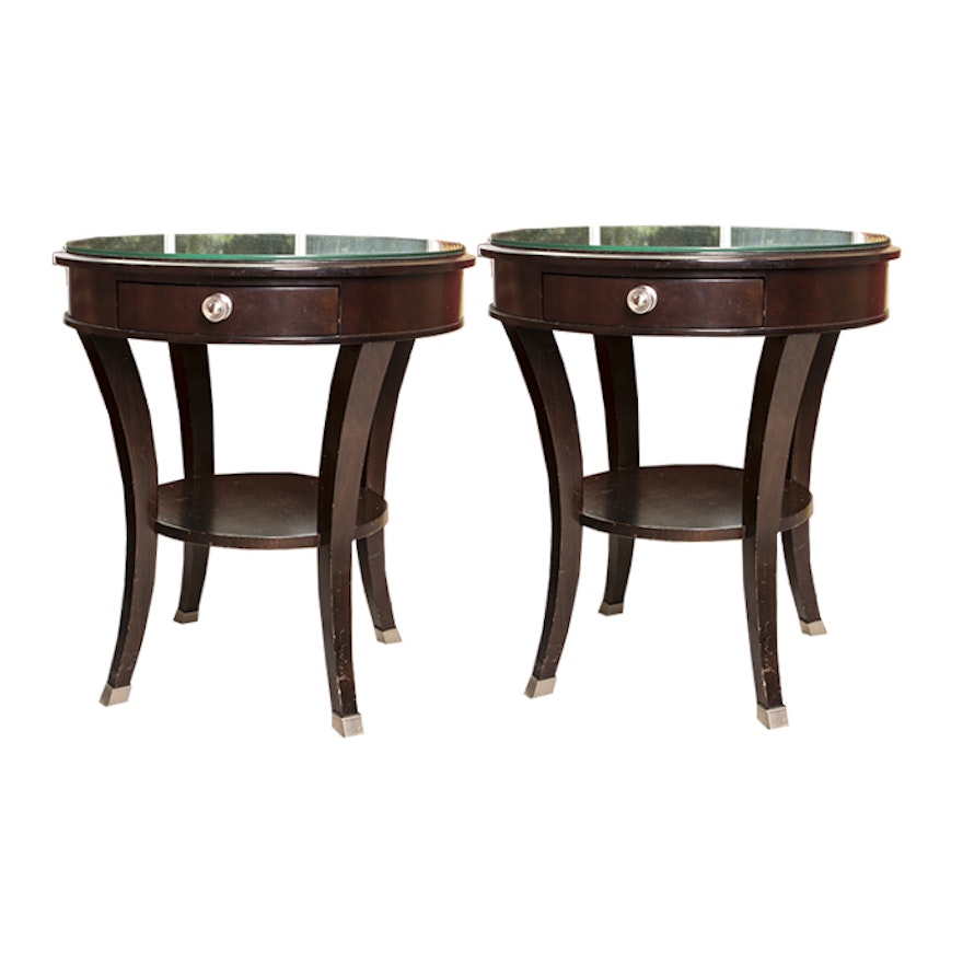 Bassett Furniture Round Side Tables