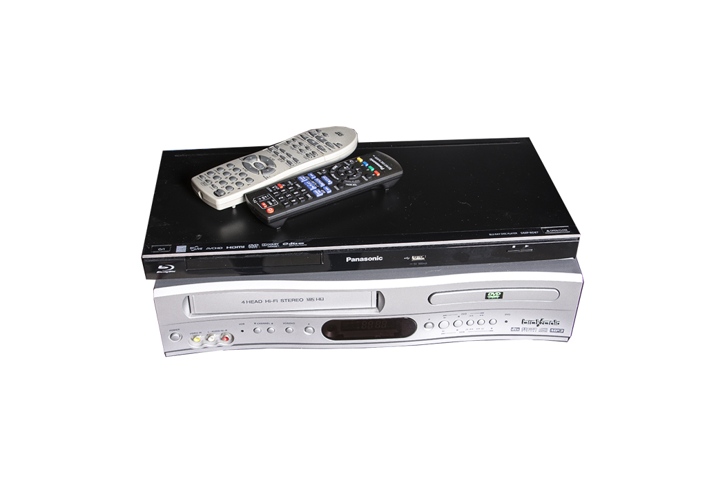 Panasonic Blu-ray and Broksonic DVD/VCR Player