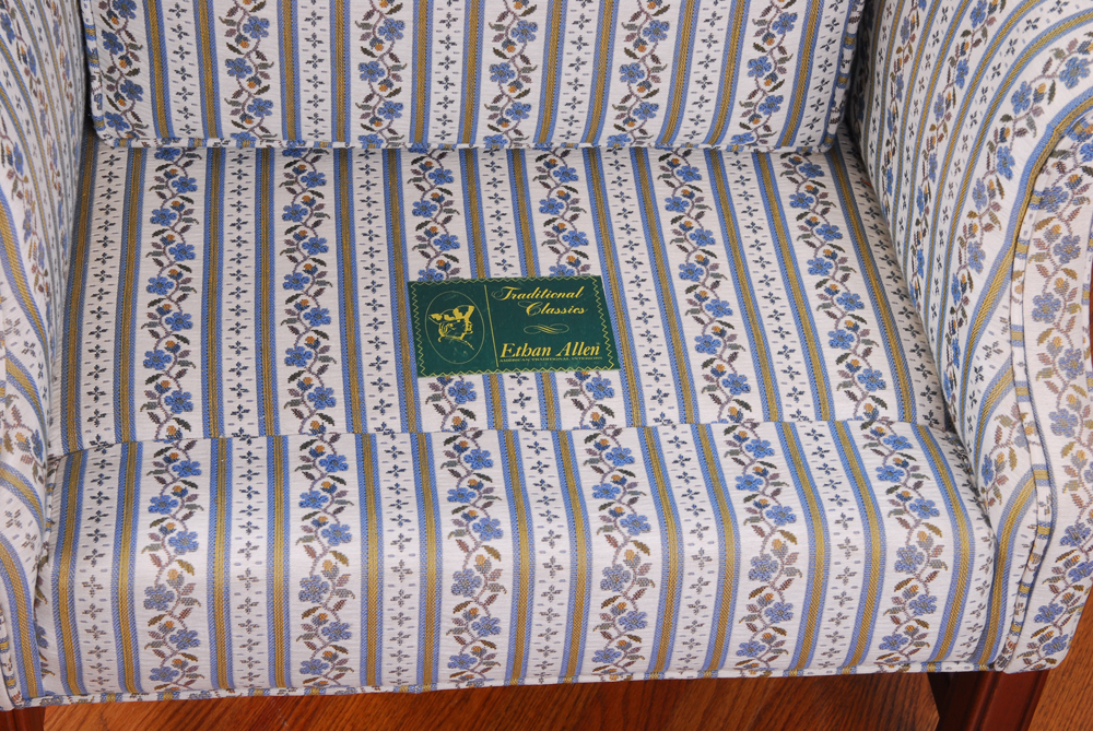 Ethan Allen Traditional Classic Wingback Chair