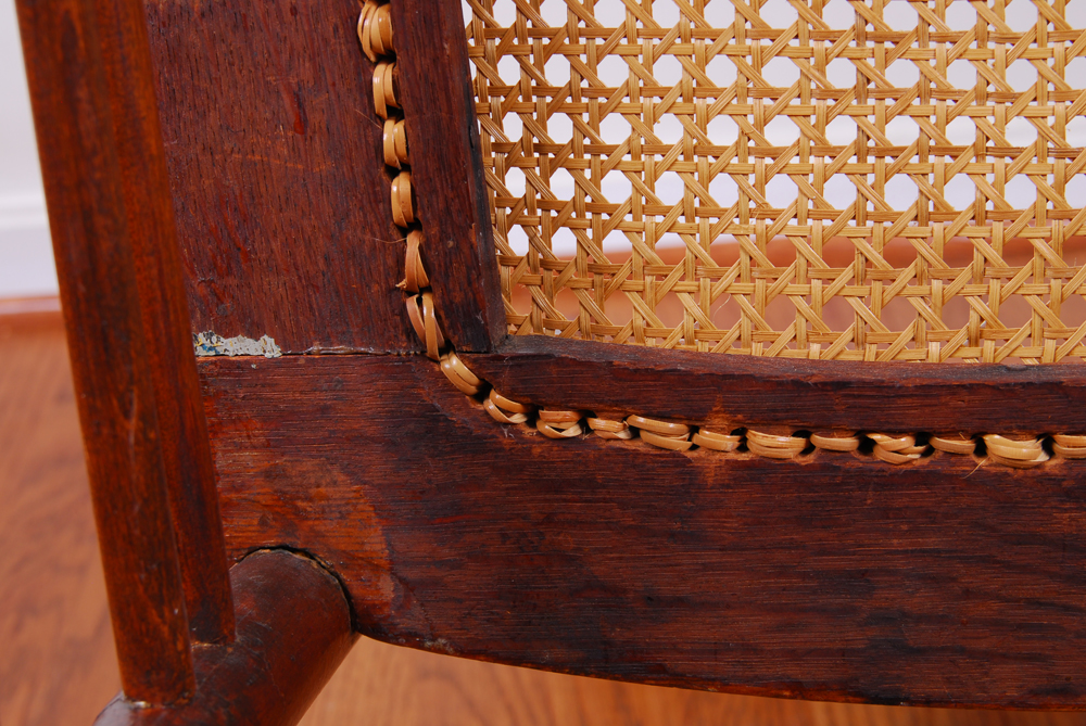 Rocking Chair with Caned Seat