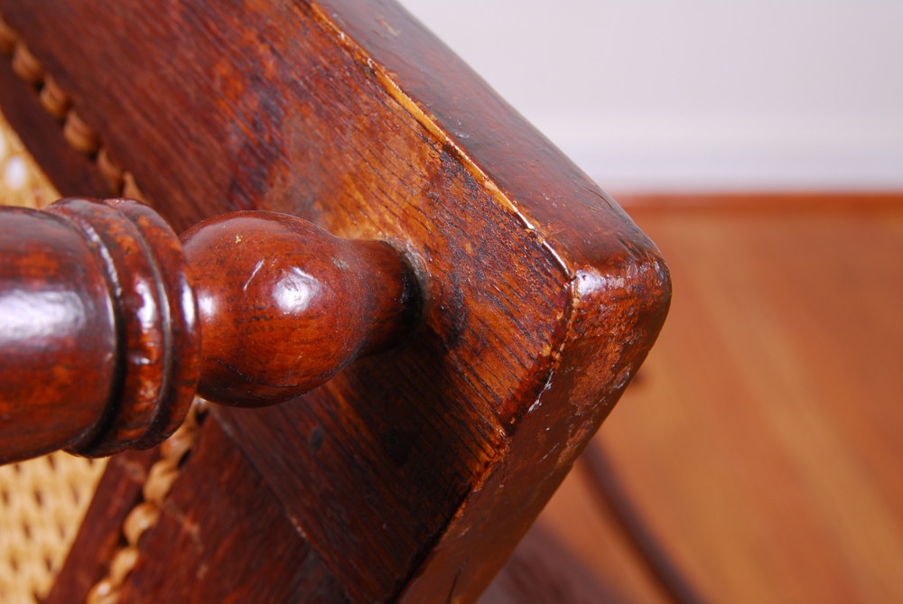 Rocking Chair with Caned Seat