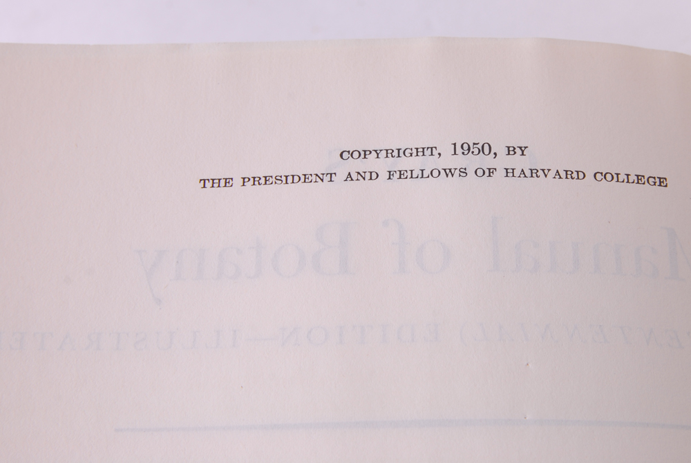 Pair of Vintage Botany Books With Penn State Book Covers