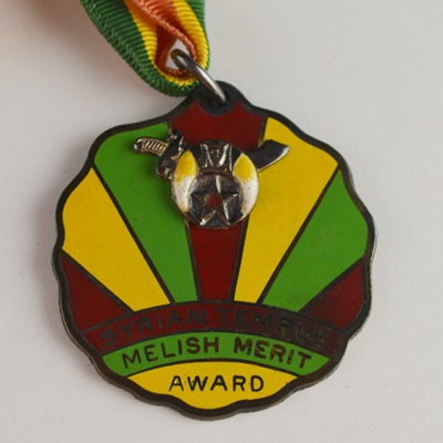 Sterling Syrian Temple Melish Merit Award
