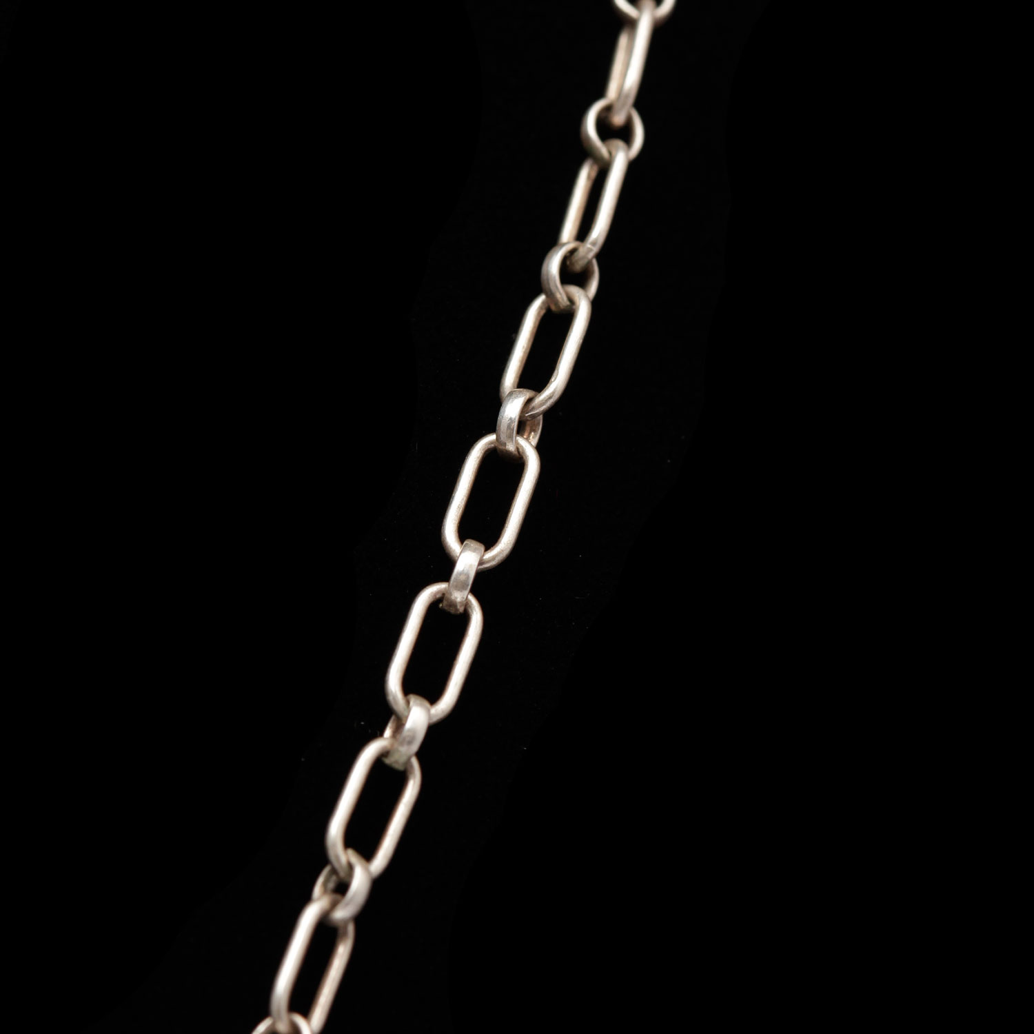 Sterling Silver S.A. Arviso Old Pawn Navajo Feather Necklace