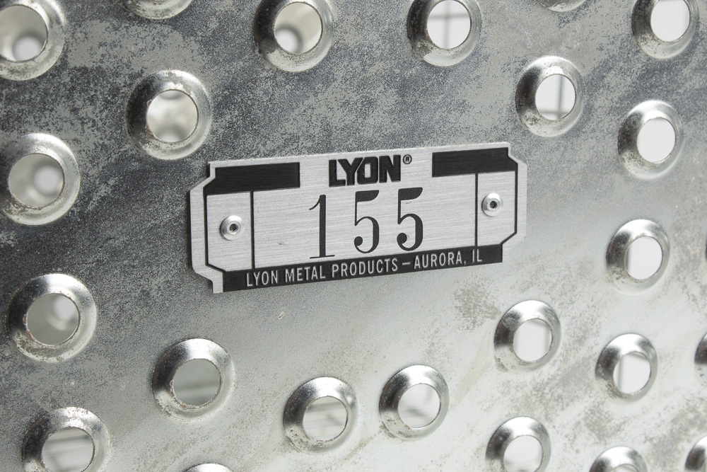 Collection of Lyon Locker Style Metal Storage Baskets