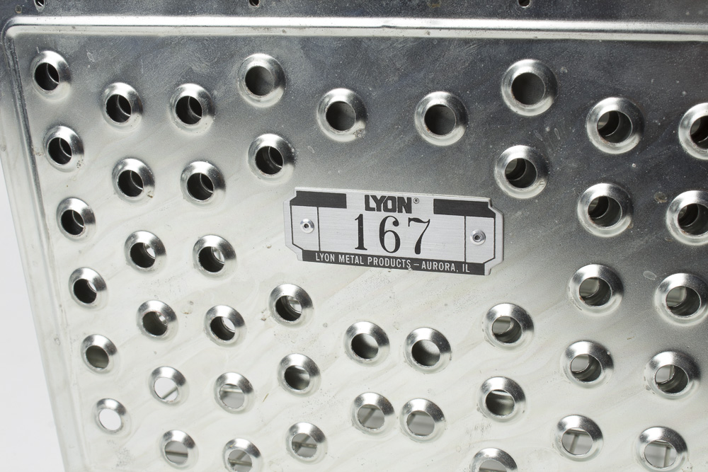 Collection of Lyon Locker Style Metal Storage Baskets