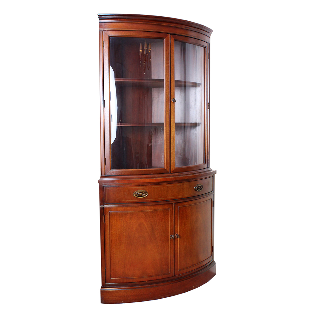 Curved Corner China Cabinet