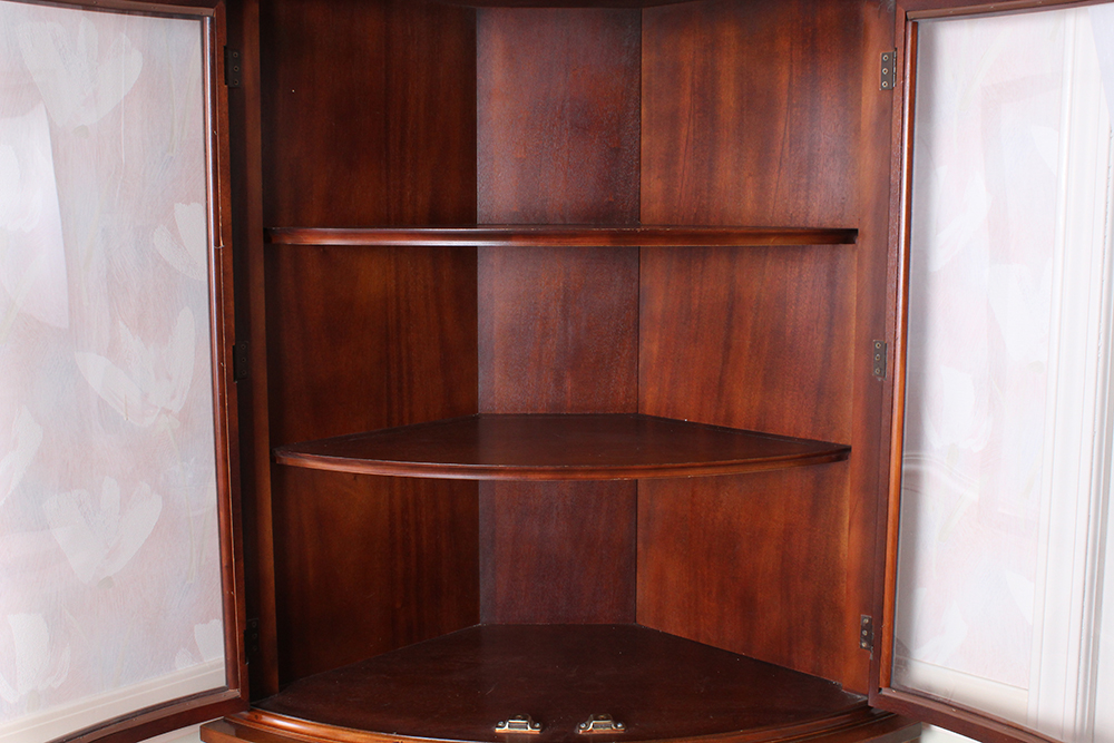 Curved Corner China Cabinet
