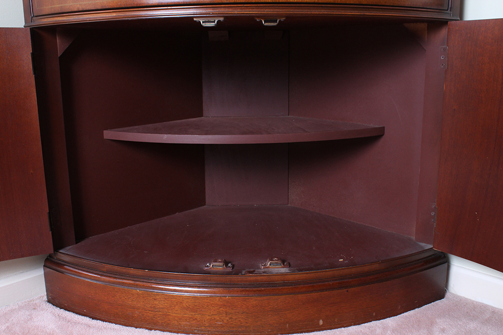 Curved Corner China Cabinet