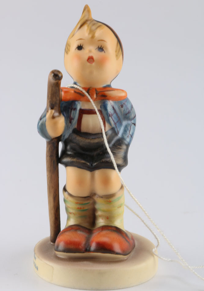 Pair of Goebel Hummel "Little Hiker" and "Chimney Sweep" Figurines