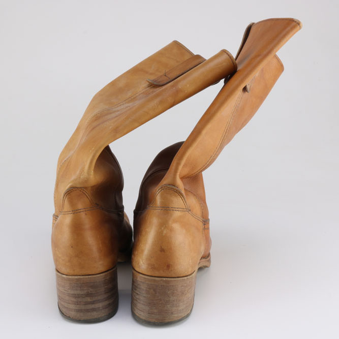 Vintage Kinney Leather Like Cowboy Boots