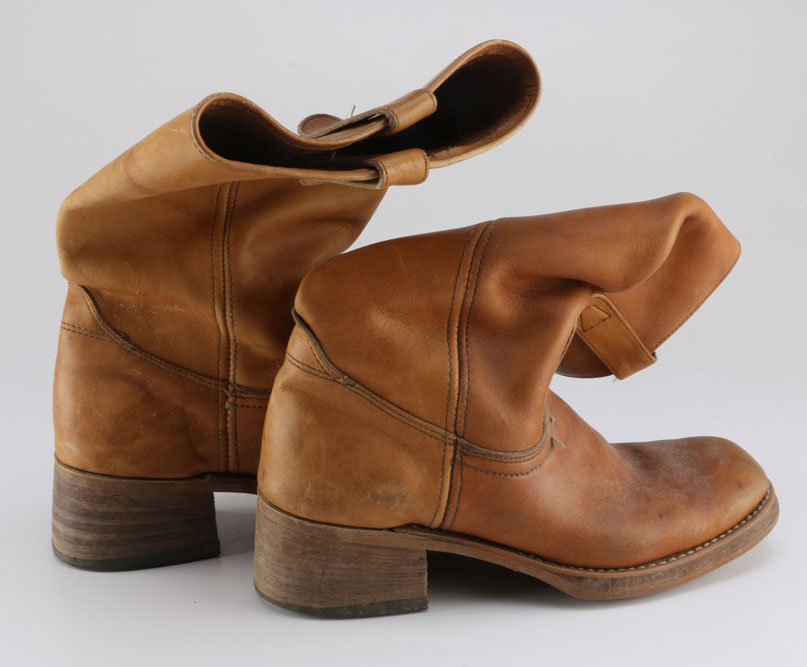 Vintage Kinney Leather Like Cowboy Boots