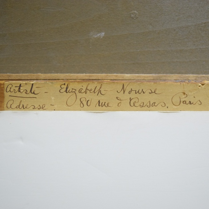 Elizabeth Nourse Oil on Canvas Painting "The Old Farmhouse"