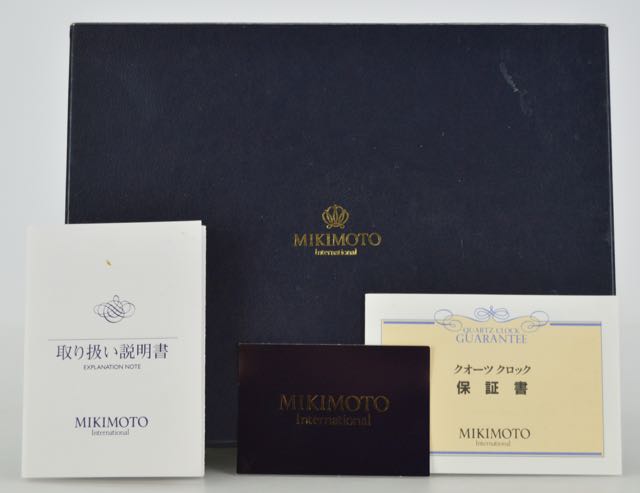 Mikimoto International Clock and Frame Set