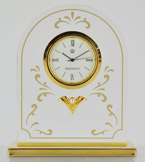Mikimoto International Clock and Frame Set