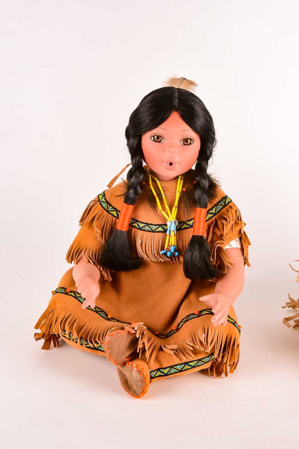 Perillo Artifacts Porcelain Native American Dolls