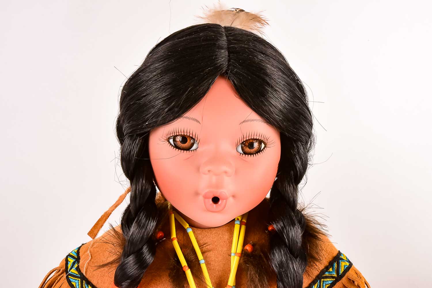 Perillo Artifacts Porcelain Native American Dolls
