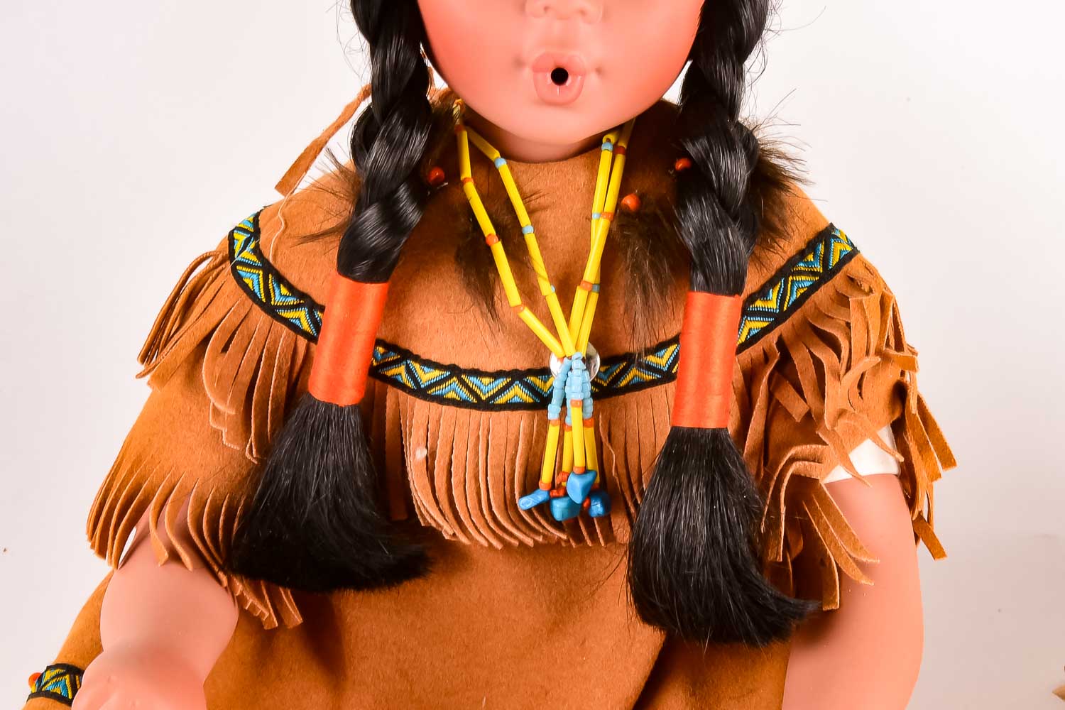 Perillo Artifacts Porcelain Native American Dolls