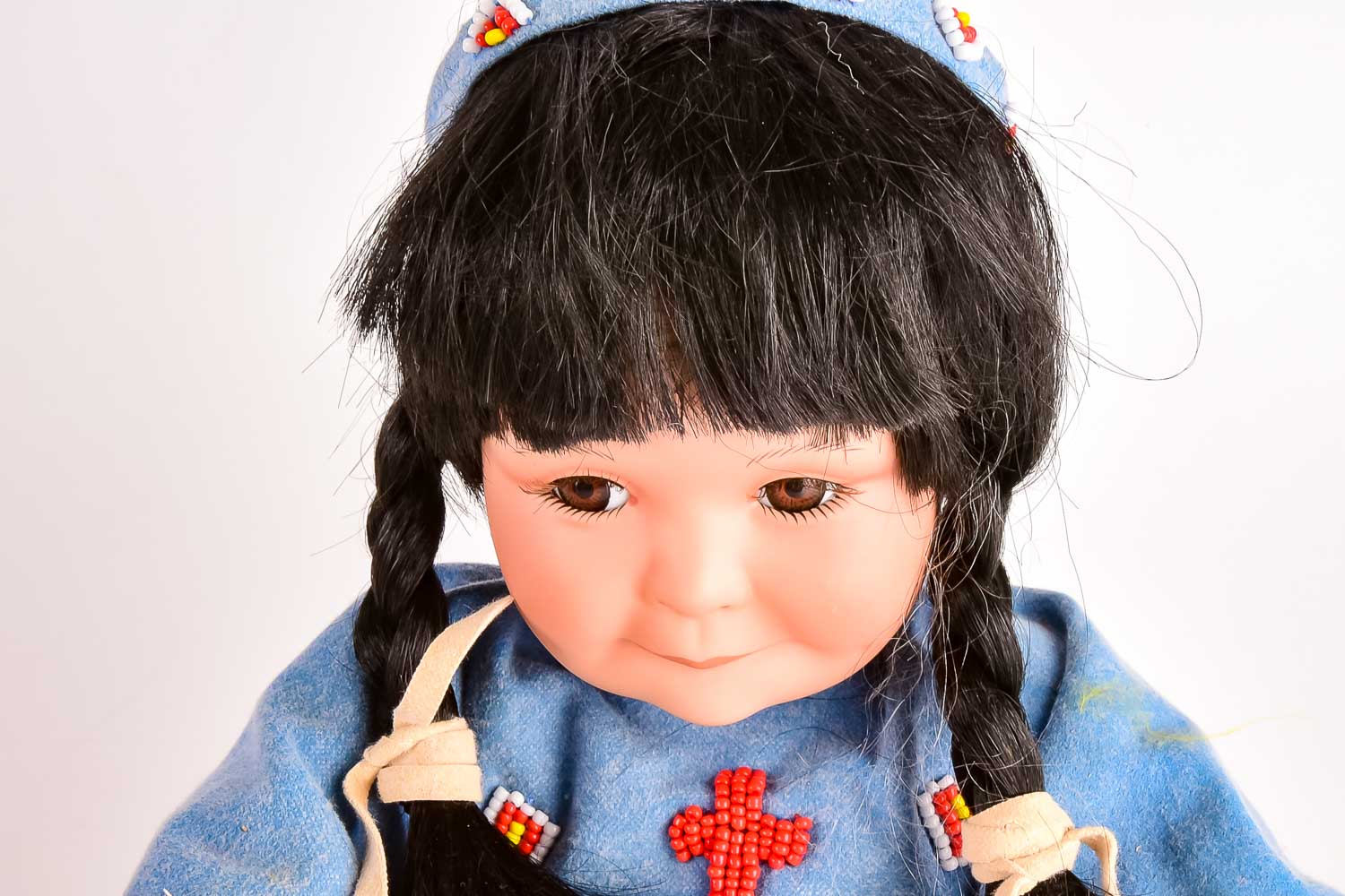 Perillo Artifacts Porcelain Native American Dolls