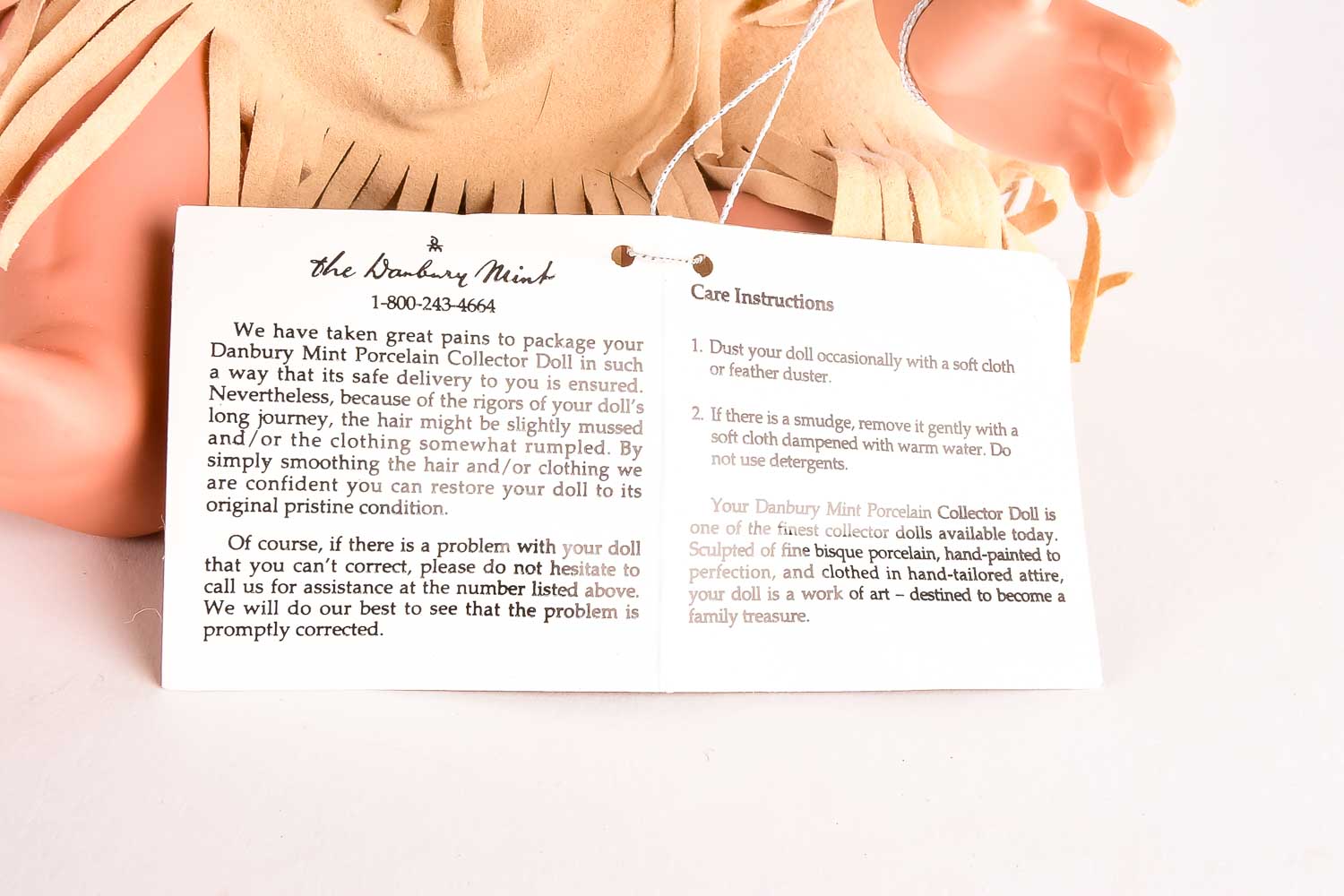 Perillo Artifacts Porcelain Native American Dolls